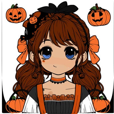 realistic girl halloween