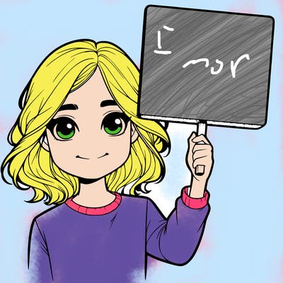 realistic girl holding up a sign