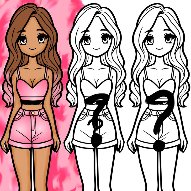 girl in a cute crop top