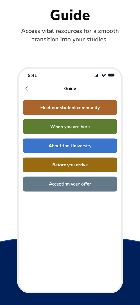 LJMU applicant CampusConnect - Education App | MWM