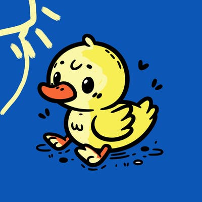 cute duck