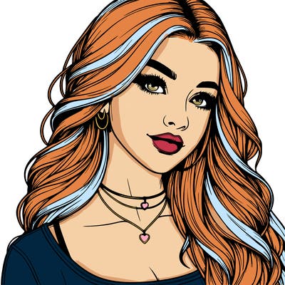 detailed realistic girl