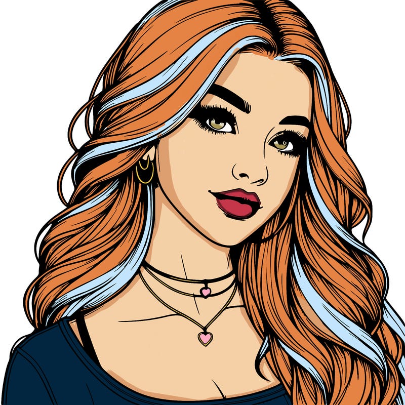 detailed realistic girl