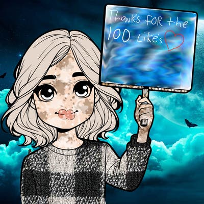 realistic girl holding up a sign