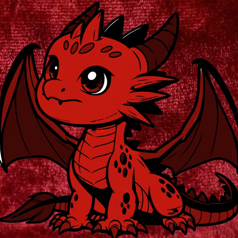 fierce baby night dragon