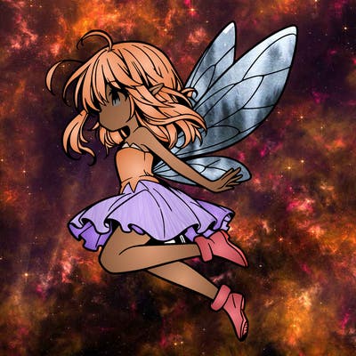 manga fairy flying
