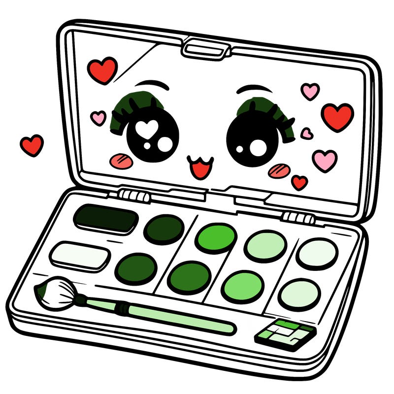 makeup pallet