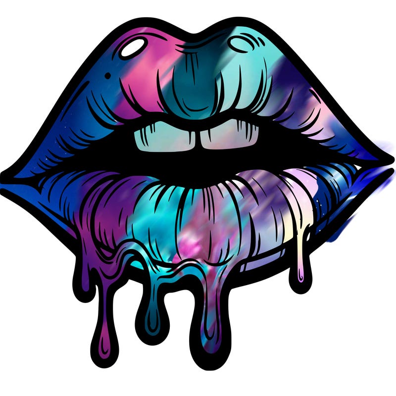 lips that look realistic and drip