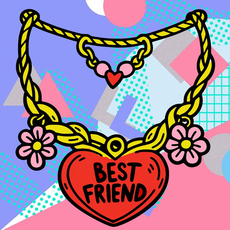 best friend necklace
