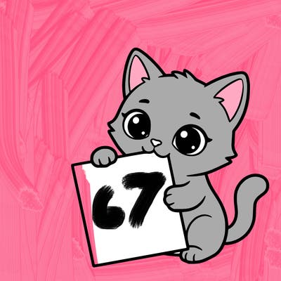 a small cat with a blank sheet of paper in its hand. the cat is sooooooo cute!