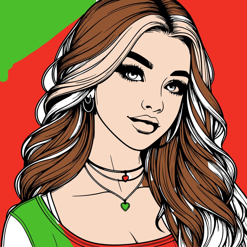 detailed realistic girl