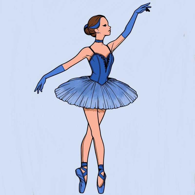 realistic ballerina