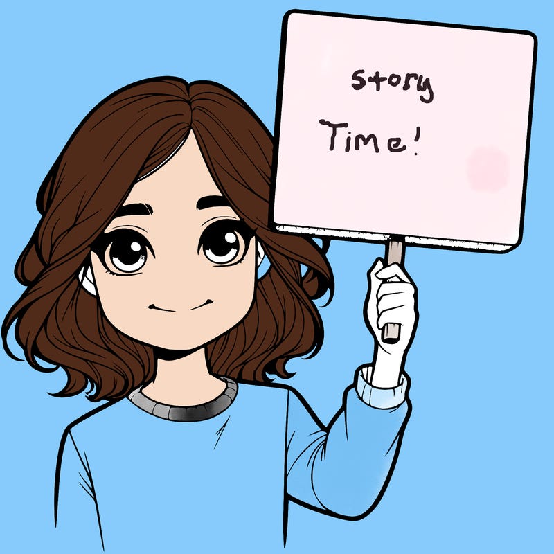 realistic girl holding up a sign