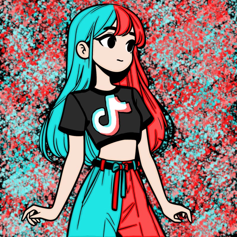 girl in a cute crop top