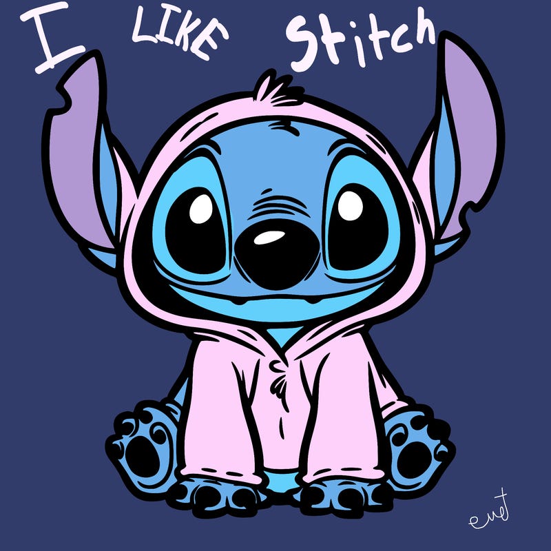 stitch in a dog costume