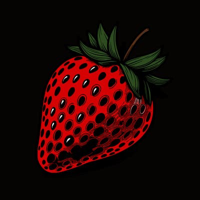 realstic strawberry