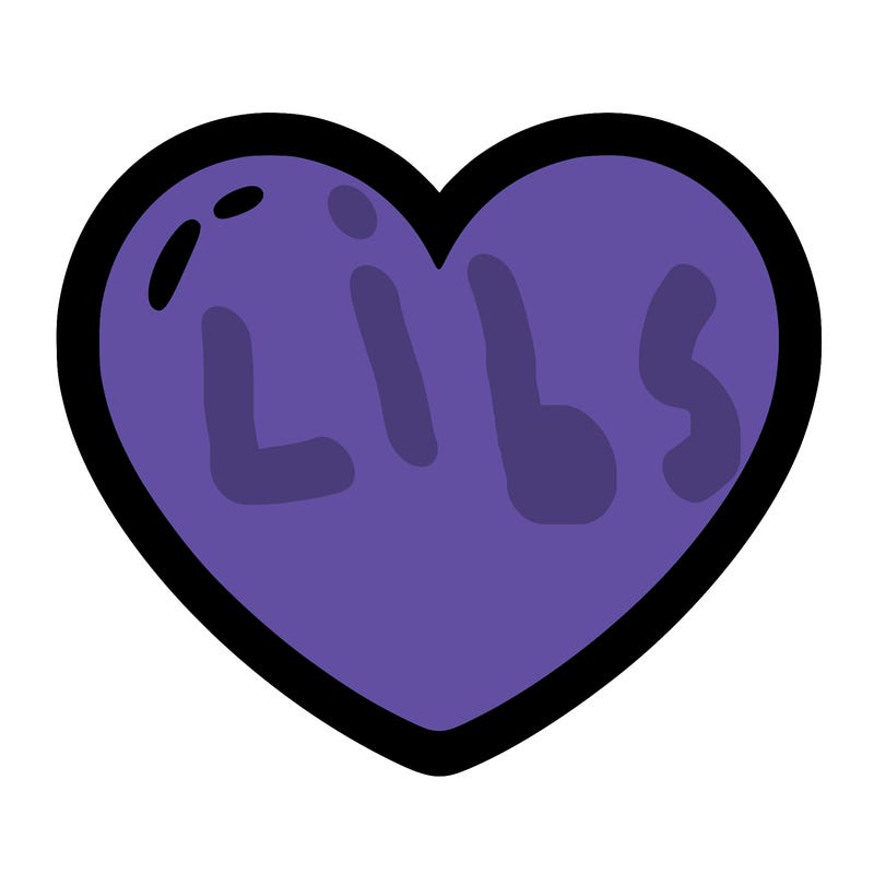 a blank heart