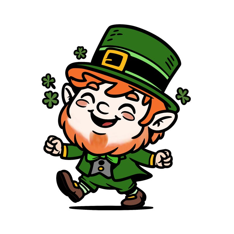 happy leprechaun