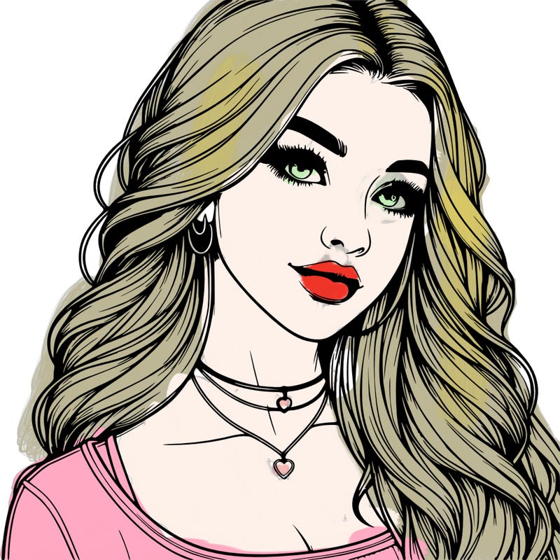 detailed realistic girl