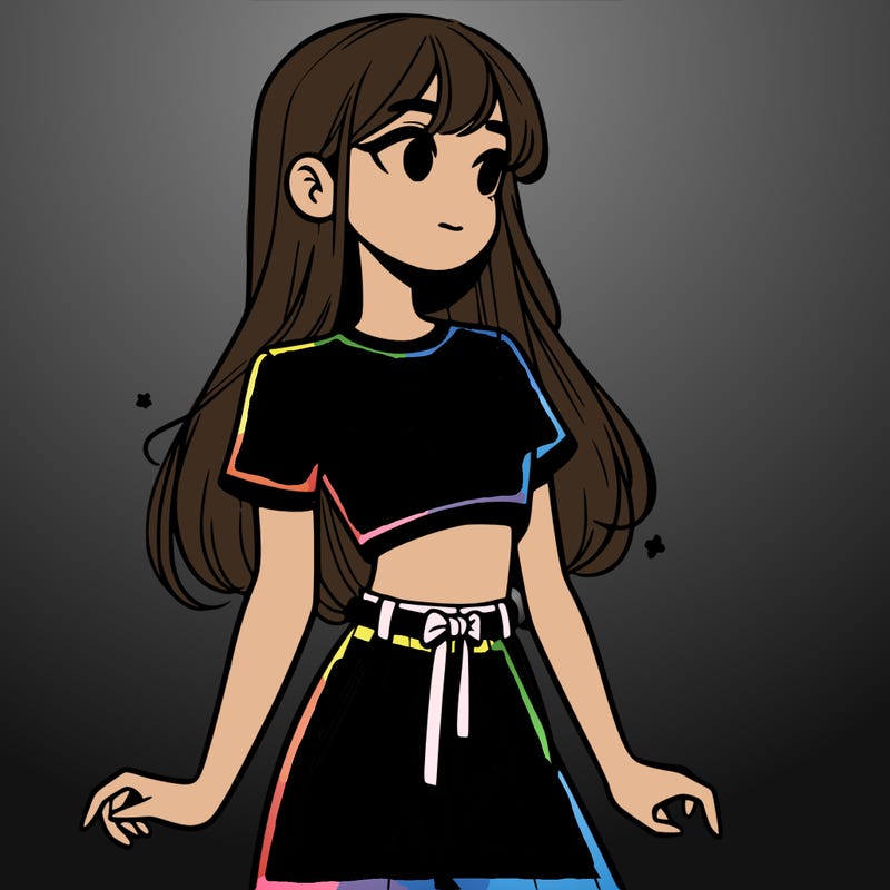 girl in a cute crop top