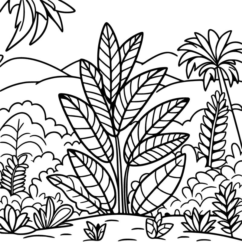 plant in jungle
