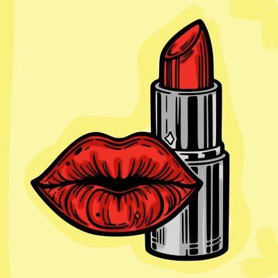 lips and lipstick