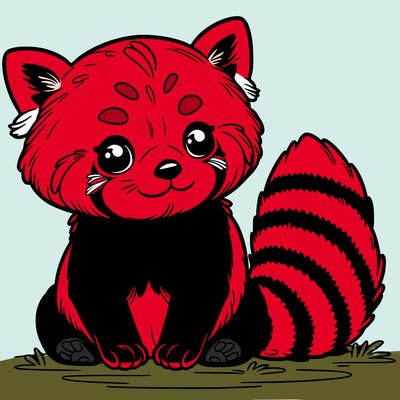 red panda