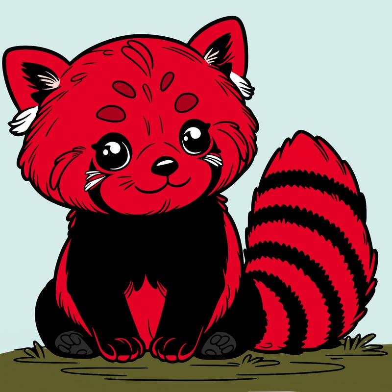 red panda