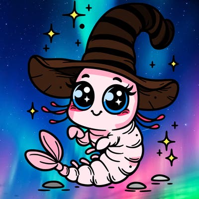 funny and magical shrimp