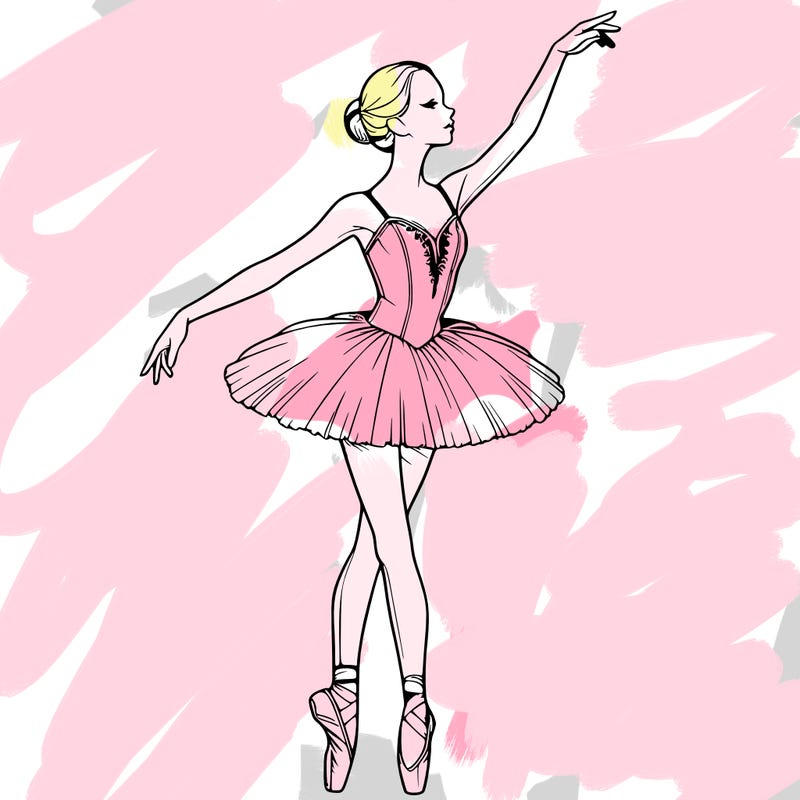 realistic ballerina