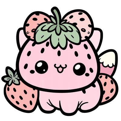 strawberry cat