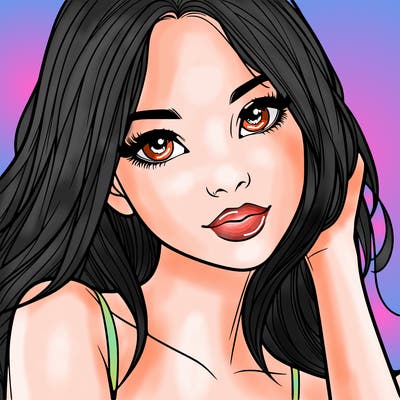 beautiful realistic girl