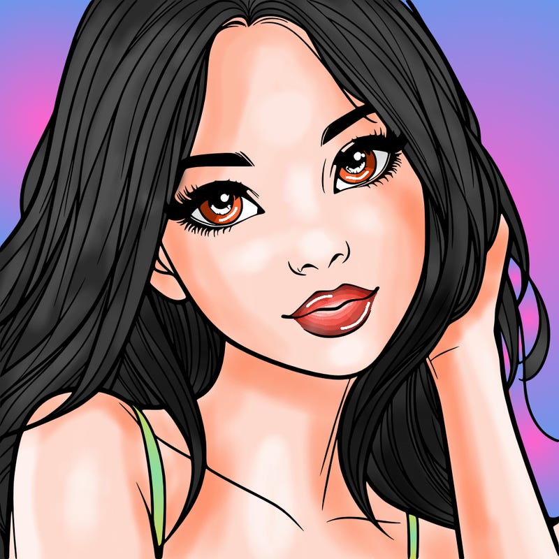 beautiful realistic girl