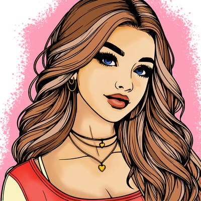 detailed realistic girl