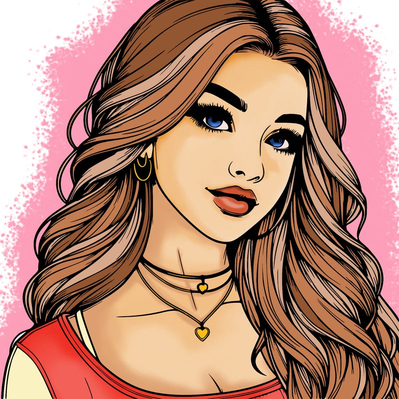 detailed realistic girl