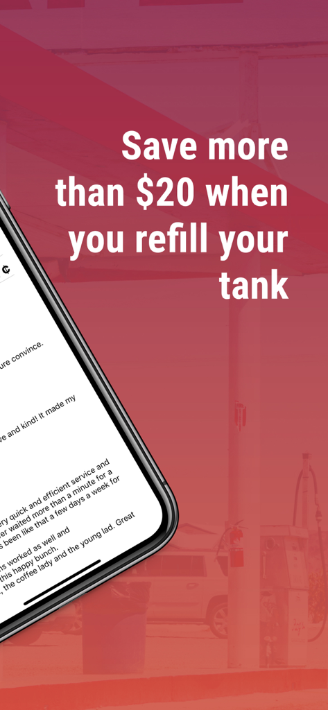 Fuel Check NSW - Cheap Petrol - Fuel Check NSW app screen showing how to save money on gas refills with user reviews
