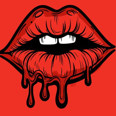 lips that look realistic and drip