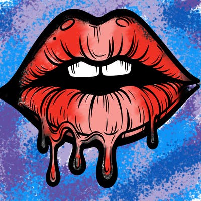 lips that look realistic and drip