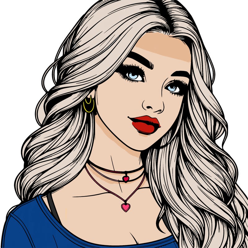 detailed realistic girl