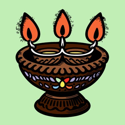 dip lamps for diwali