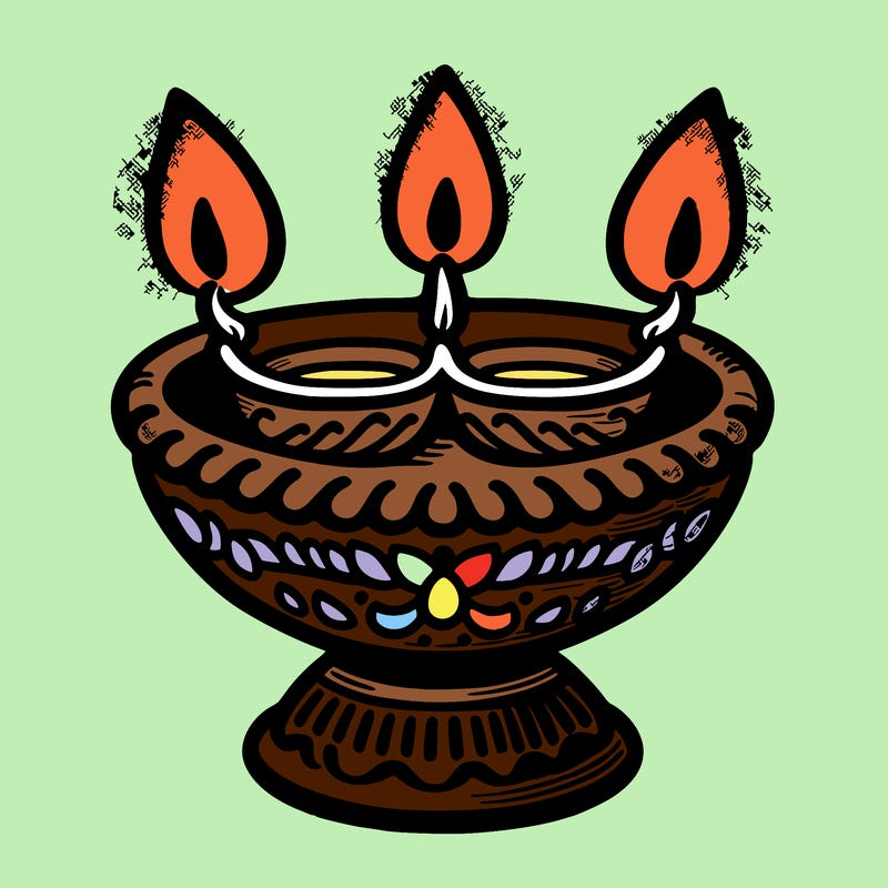 dip lamps for diwali