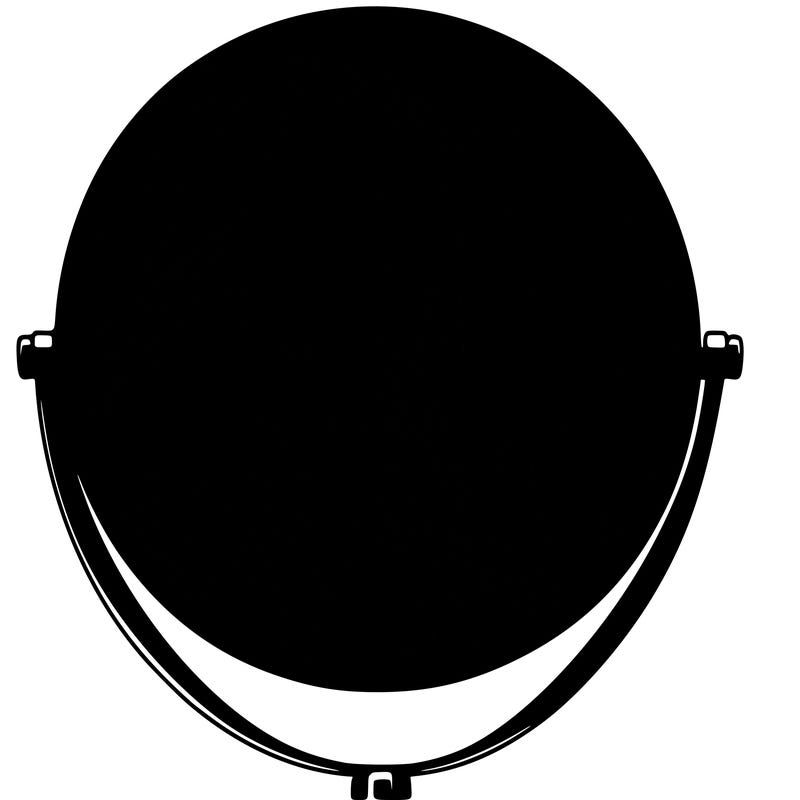 realistic girl taking mirror selfie beautiful