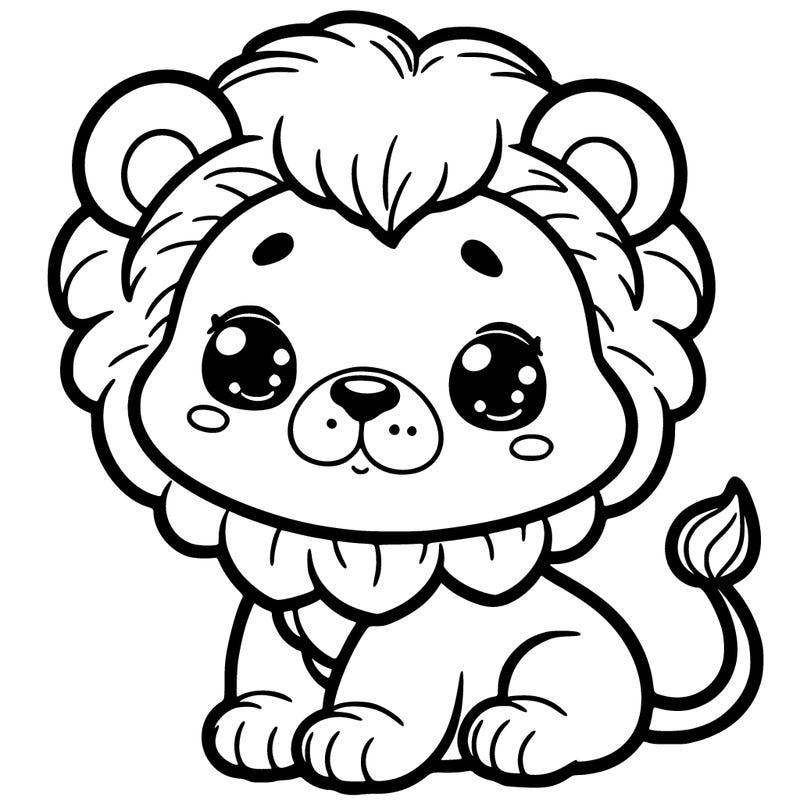 cute lion