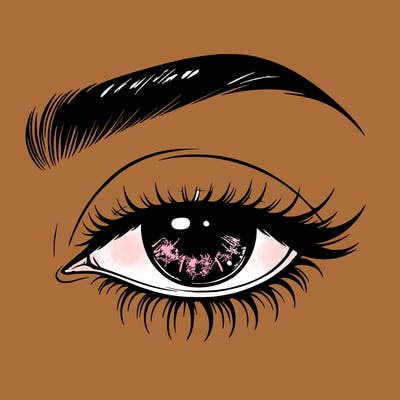 eye closed realistic