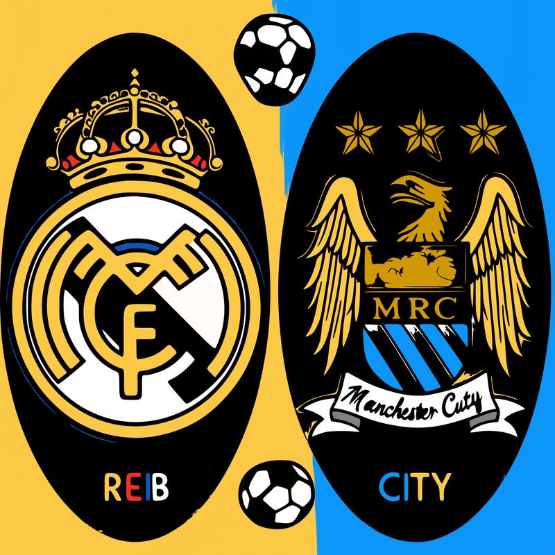 real madrid. manchester city.