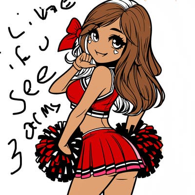 realistic cheerleader