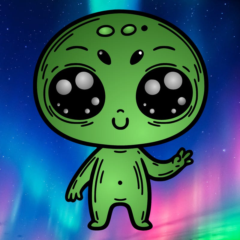 alien cute