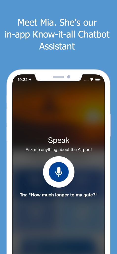 MIA Airport Official - MIA空港アプリのMia音声チャットボットアシスタント