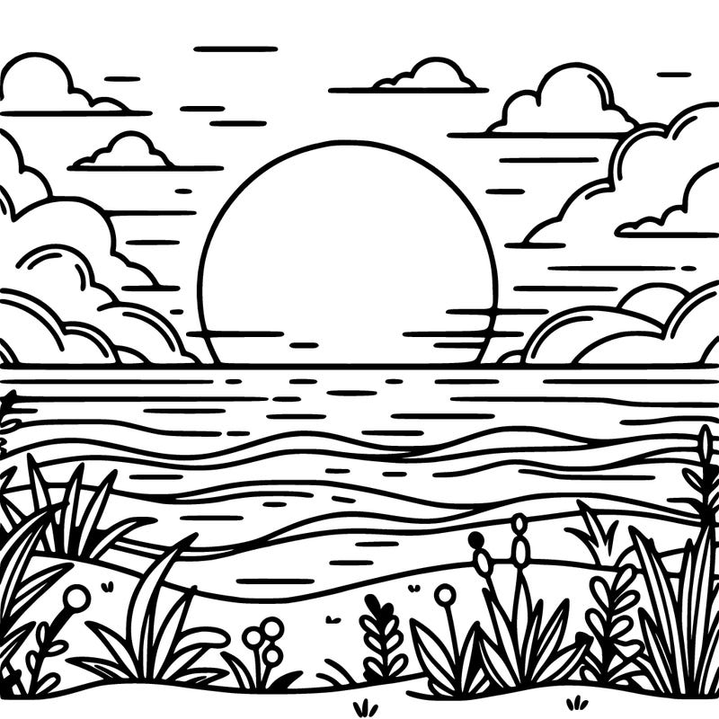 sunsetl calm
