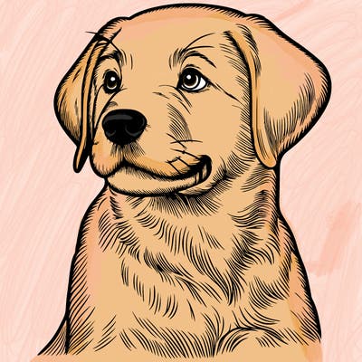 realistic dog
